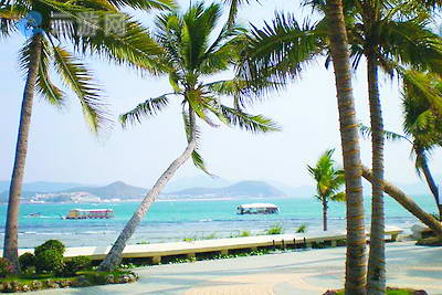 海南大东海海滩 