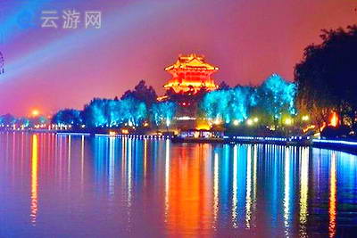 绍兴护城河夜游