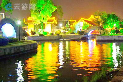 绍兴护城河夜游