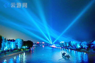 绍兴护城河夜游