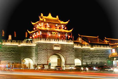 都江堰灌县古城