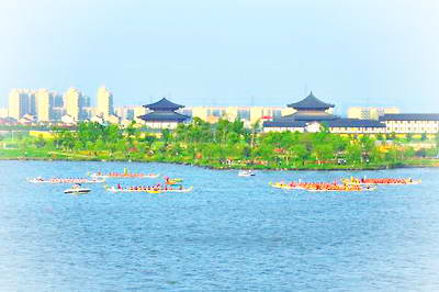 嘉兴湘家荡环湖景区