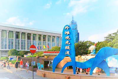 上海外滩观光隧道