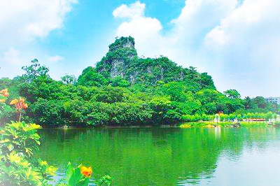 柳州雀山公园水上世界