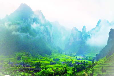 遵义绥阳清溪湖景区