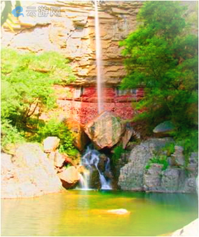 龙潭峡一线瀑