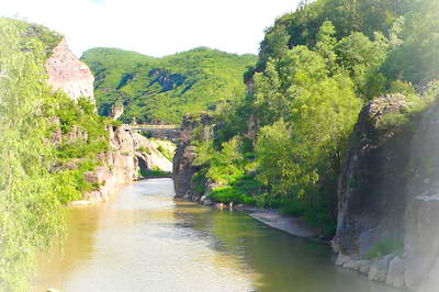 延庆百里山水画廊乌龙峡谷景区