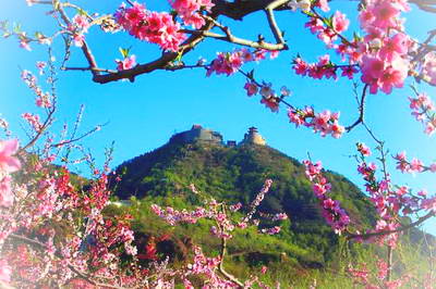 丫髻山景区远眺