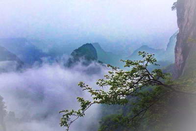 石泉鬼谷岭景区