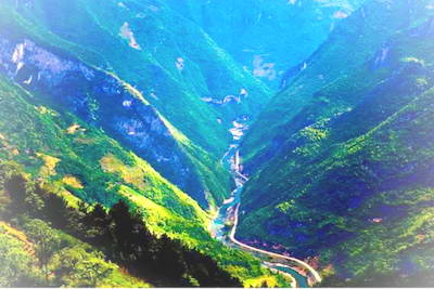 达州宣汉巴山大峡谷