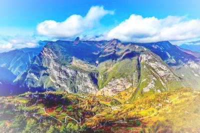 达州宣汉巴山大峡谷