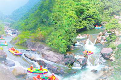 抚州大觉山漂流