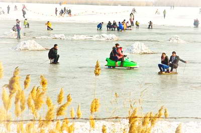 银川阅海公园滑雪场