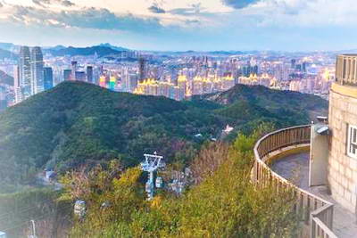 大连莲花山观景台
