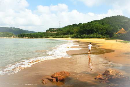舟山六横岛龙头跳