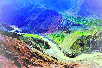 德钦澜沧江大峡谷