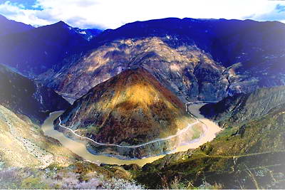 德钦澜沧江大峡谷