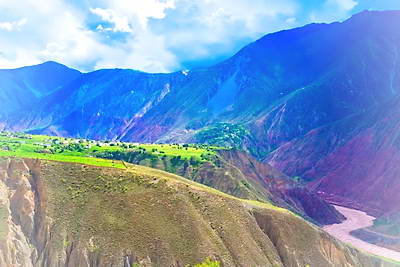 德钦澜沧江大峡谷
