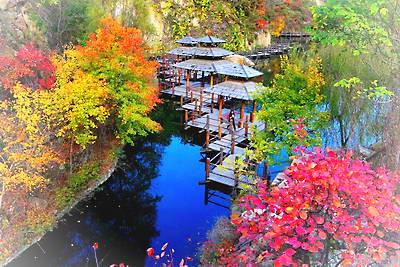 济南九如山瀑布群景区