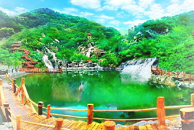 济南九如山瀑布群景区