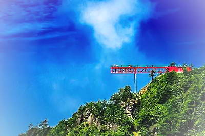 石柱大风堡原始森林景区