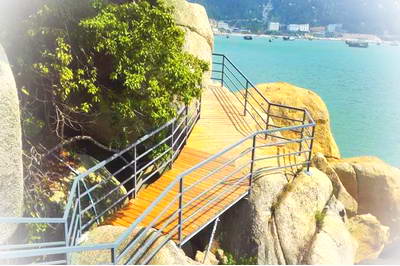 台山海角城古舟岛