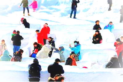 哈尔滨华南城滑雪场