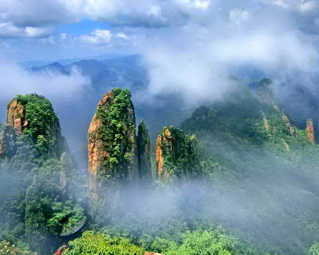 金华浦江仙华山风景区