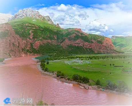 巴艾涌丹霞地质景区(昂赛大峡谷)
