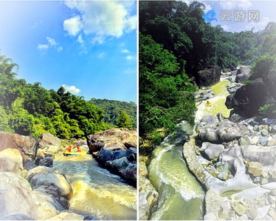 诏安哈溪漂流景区