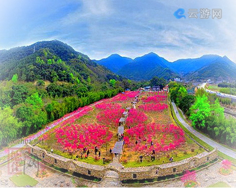 德化桃仙溪景区桃花岛