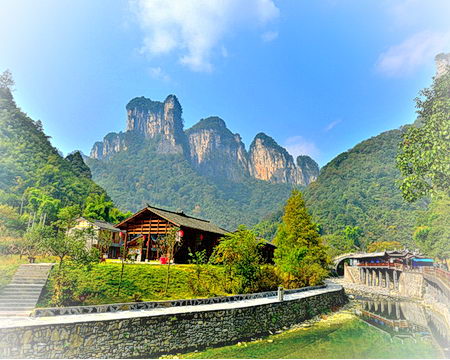 吉首德夯苗寨风景区