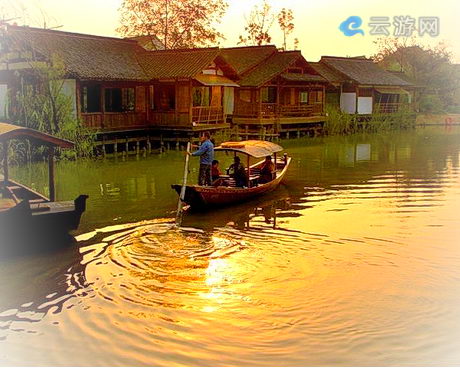 杭州西溪湿地周家村景区