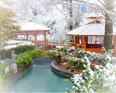 黄山飘雪温泉