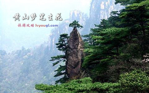 黄山梦笔生花