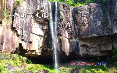 黄山百丈瀑