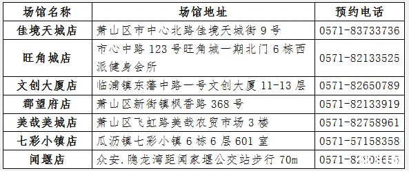 8月8日杭州免费开放场馆体育场及预约指南 8月8日杭州免费开放场馆体育场及预约指南