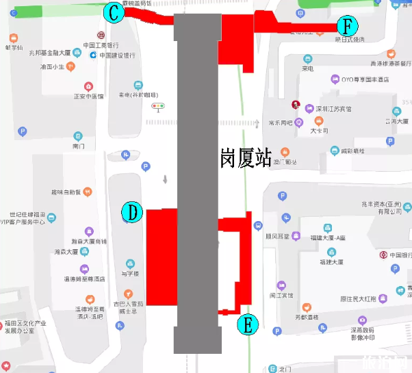 2020深圳地铁10号线站点出入口汇总 2020深圳地铁10号线站点出入口汇总