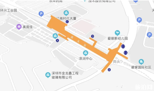 2020深圳地铁10号线站点出入口汇总 2020深圳地铁10号线站点出入口汇总