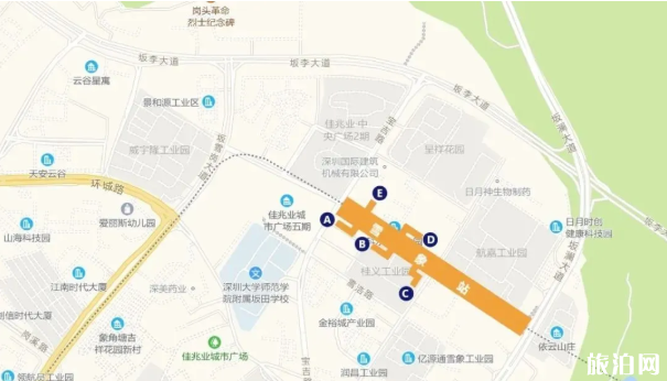 2020深圳地铁10号线站点出入口汇总 2020深圳地铁10号线站点出入口汇总