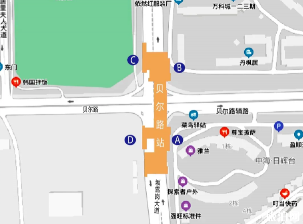 2020深圳地铁10号线站点出入口汇总 2020深圳地铁10号线站点出入口汇总