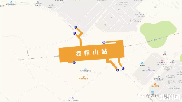 2020深圳地铁10号线站点出入口汇总 2020深圳地铁10号线站点出入口汇总