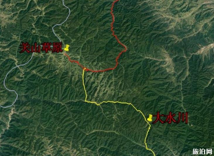 关山草原到大水川最佳路线 关山草原到大水川最佳路线