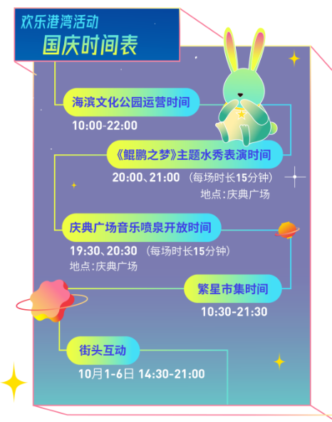 2020年十一国庆节深圳景点活动时间表汇总 2020年十一国庆节深圳景点活动时间表汇总