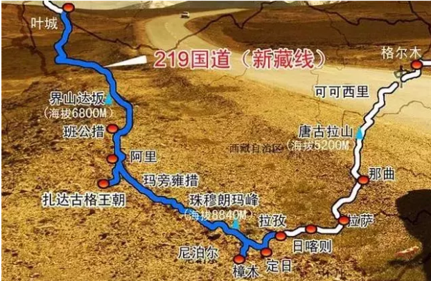进藏路线有几条路线-路线图 进藏路线有几条路线-路线图