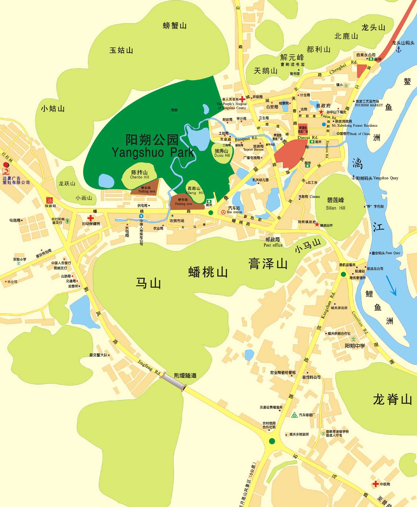 阳朔旅游地图